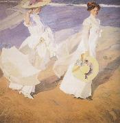 Joaquin Sorolla Y Bastida, Walk on the Beach